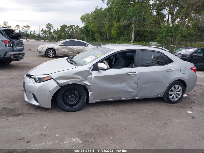 2014 TOYOTA COROLLA L/LE/S/S PLUS/LE PLUS - 2T1BURHE5EC157845