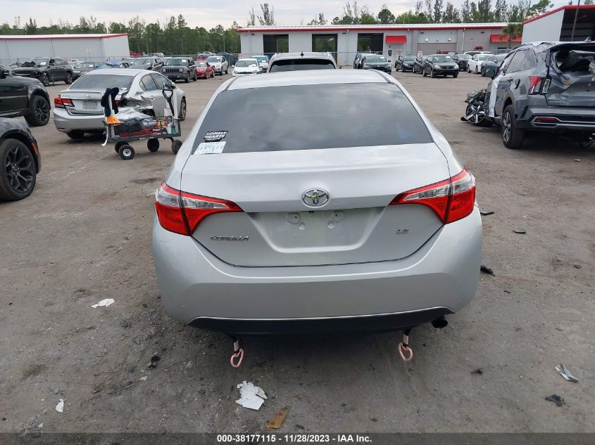 2014 TOYOTA COROLLA L/LE/S/S PLUS/LE PLUS - 2T1BURHE5EC157845