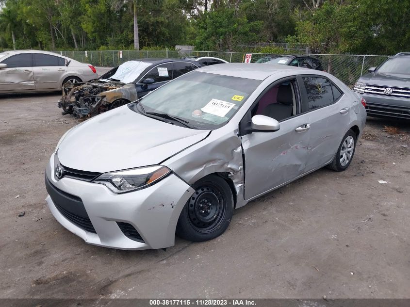 2014 TOYOTA COROLLA L/LE/S/S PLUS/LE PLUS - 2T1BURHE5EC157845