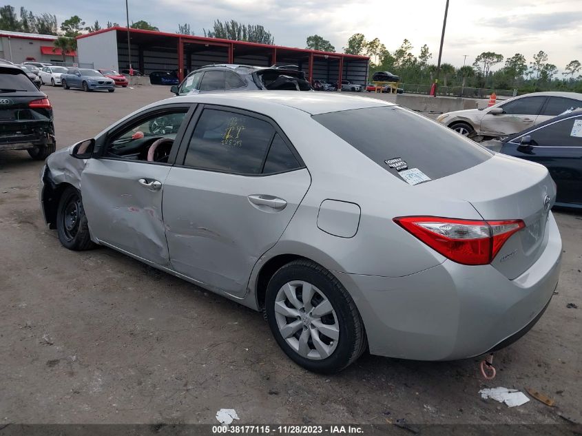 2014 TOYOTA COROLLA L/LE/S/S PLUS/LE PLUS - 2T1BURHE5EC157845