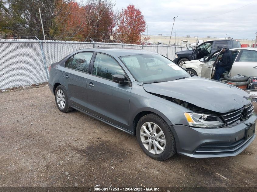 2015 VOLKSWAGEN JETTA 1.8T SE - 3VWD17AJ7FM268433