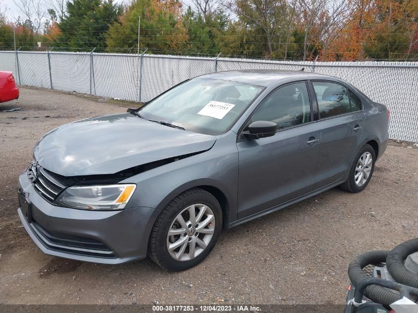2015 VOLKSWAGEN JETTA 1.8T SE - 3VWD17AJ7FM268433
