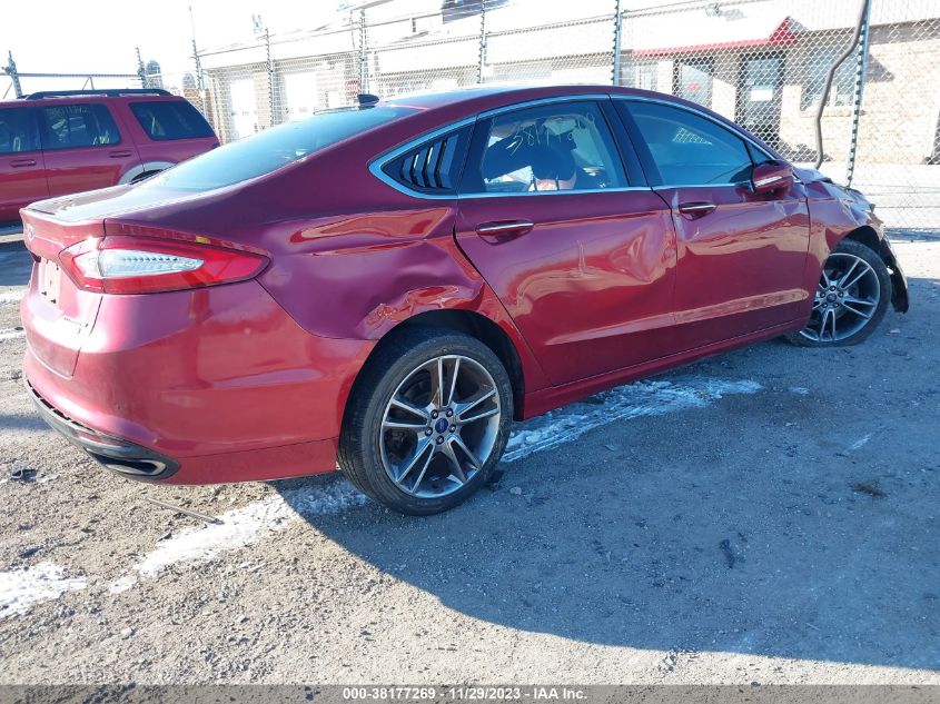 2013 FORD FUSION TITANIUM - 3FA6P0K94DR212672