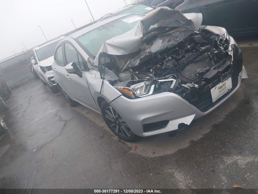 Lot #2541528299 2021 NISSAN VERSA SV XTRONIC CVT salvage car