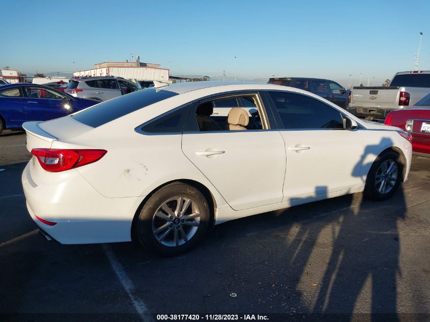 2016 HYUNDAI SONATA SE - 5NPE24AF3GH403431