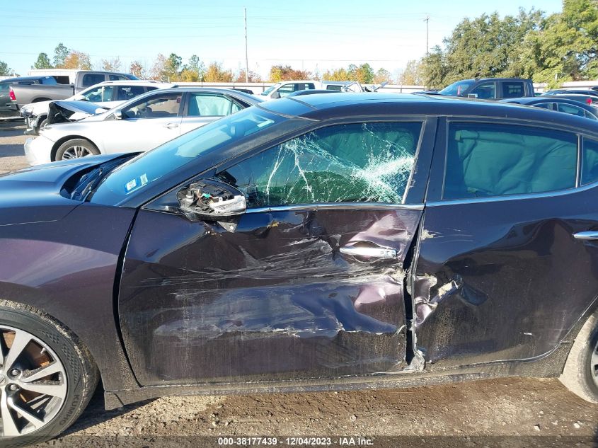 2016 NISSAN MAXIMA 3.5S/SV/SL/SR/PLAT - 1N4AA6AP2GC406294
