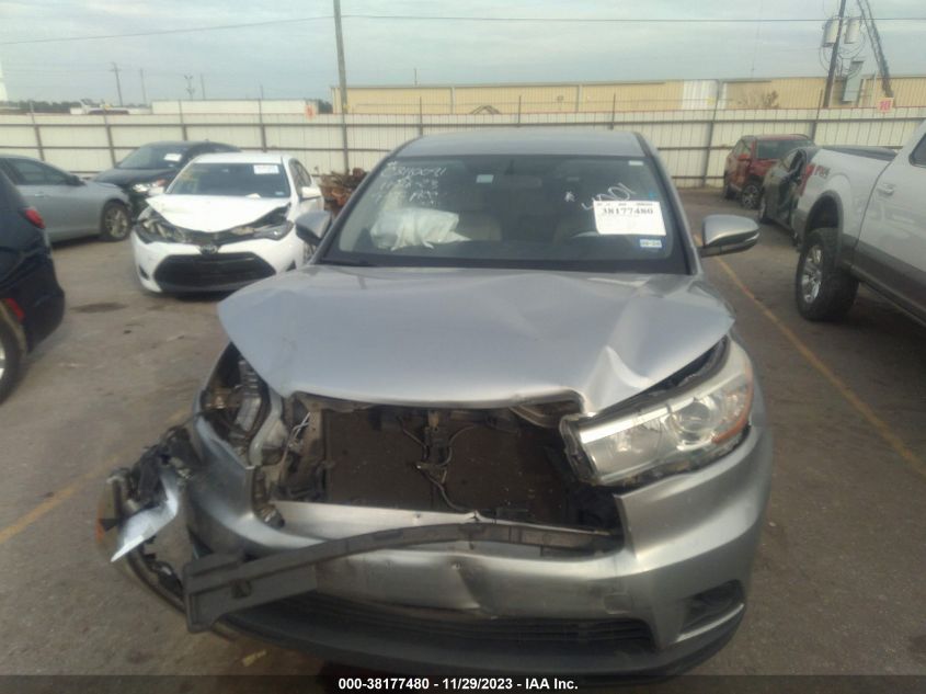 2015 TOYOTA HIGHLANDER LE - 5TDZARFHXFS014001