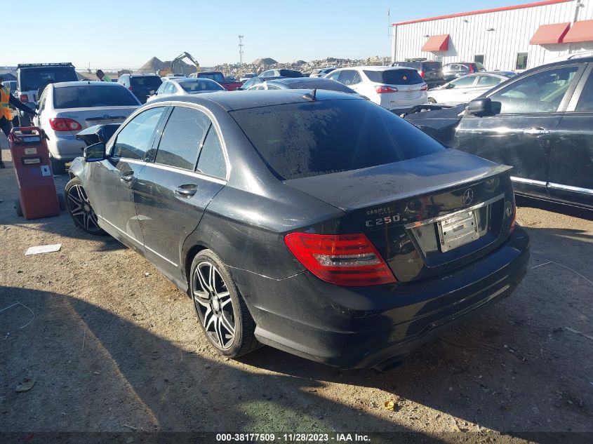 2013 MERCEDES-BENZ C 250 SPORT/LUXURY - WDDGF4HB3DR266078