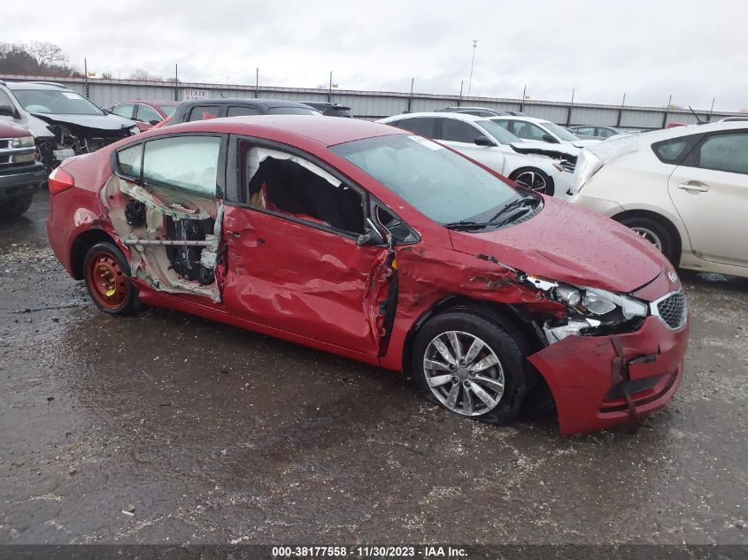 2016 KIA FORTE LX - KNAFX4A65G5557819