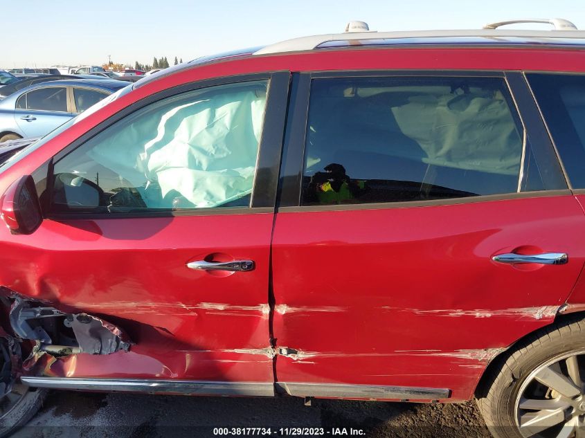 2013 NISSAN PATHFINDER PLATINUM - 5N1AR2MM4DC664238