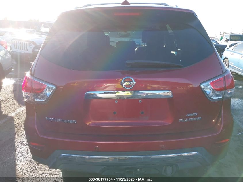 2013 NISSAN PATHFINDER PLATINUM - 5N1AR2MM4DC664238