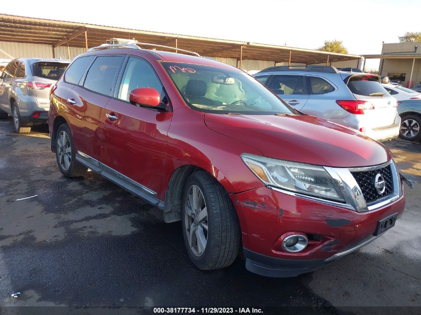 2013 NISSAN PATHFINDER PLATINUM - 5N1AR2MM4DC664238