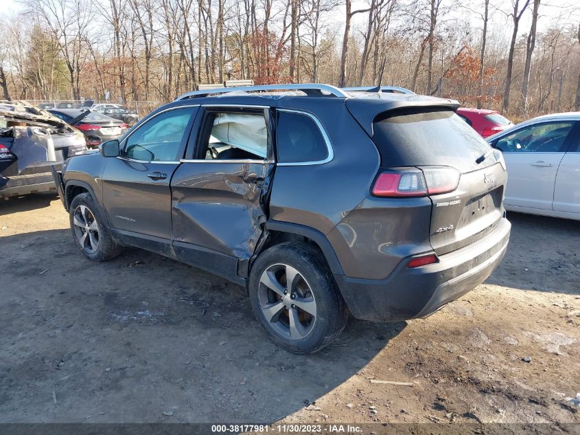 2019 JEEP CHEROKEE LIMITED 4X4 - 1C4PJMDX2KD467894