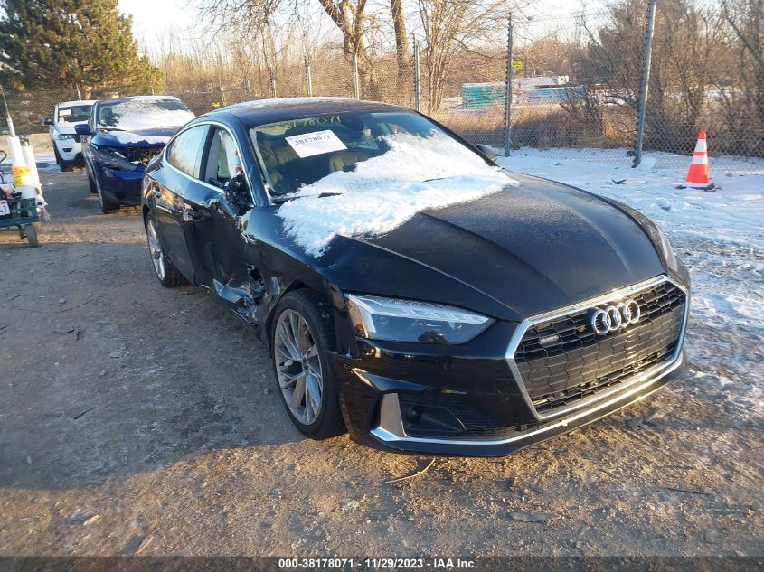 2022 AUDI A5 SPORTBACK PREMIUM PLUS 40 TFSI - WAUCBCF50NA004107