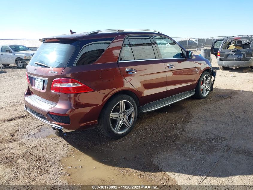 2013 MERCEDES-BENZ ML 63 AMG - 4JGDA7EB5DA211157