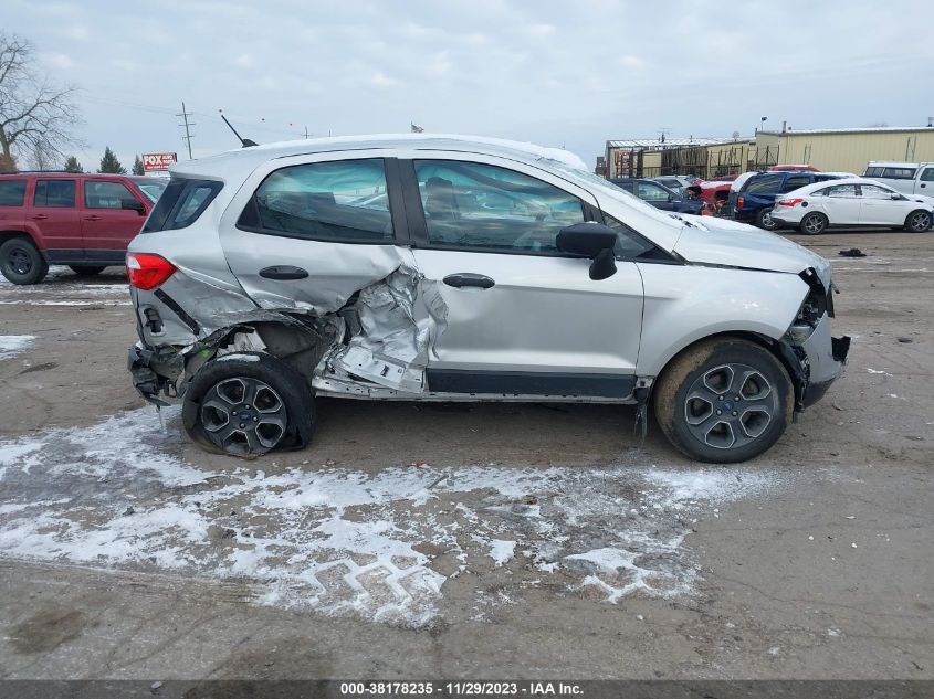 2021 FORD ECOSPORT S - MAJ6S3FLXMC404795