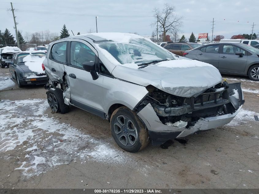 2021 FORD ECOSPORT S - MAJ6S3FLXMC404795