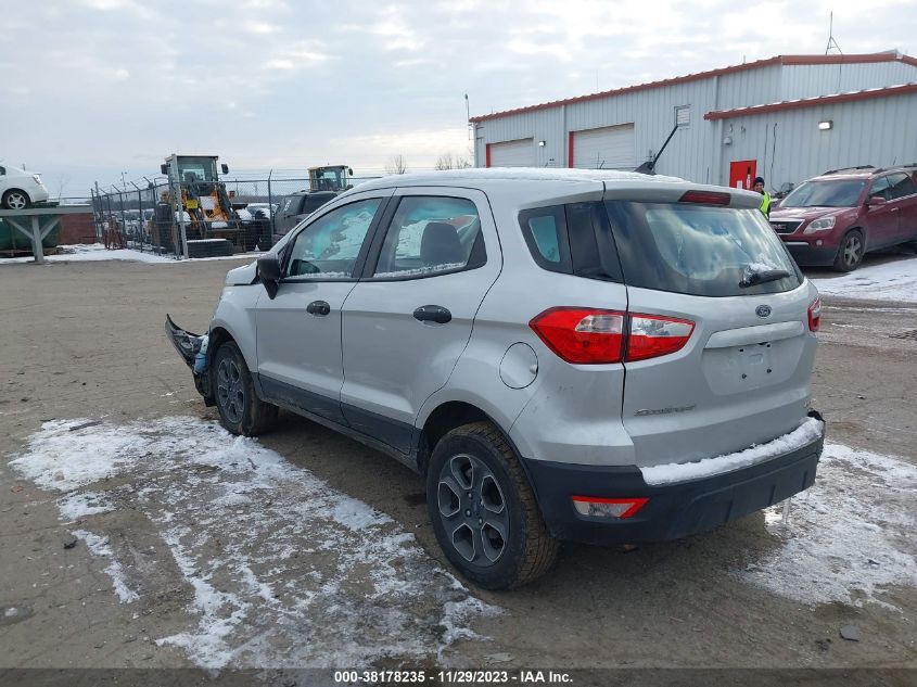 2021 FORD ECOSPORT S - MAJ6S3FLXMC404795