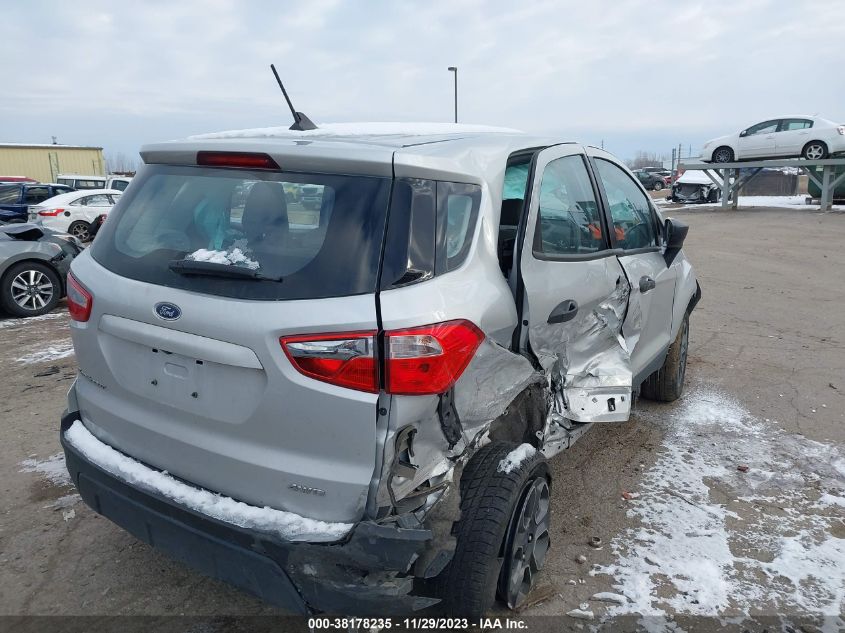 2021 FORD ECOSPORT S - MAJ6S3FLXMC404795