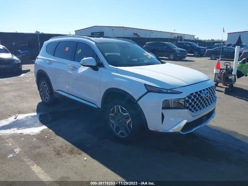 2022 HYUNDAI SANTA FE HYBRID LIMITED - KM8S5DA15NU037100