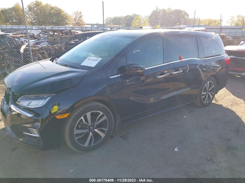 VIN 5FNRL6H99JB073598 2018 HONDA ODYSSEY ELITE