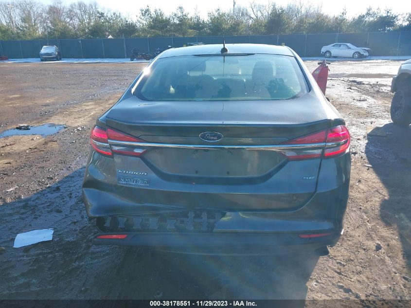 2017 FORD FUSION SE - 3FA6P0H70HR298512