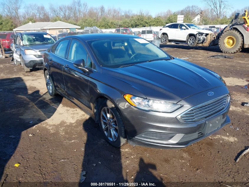 2017 FORD FUSION SE - 3FA6P0H70HR298512