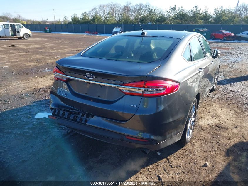 2017 FORD FUSION SE - 3FA6P0H70HR298512