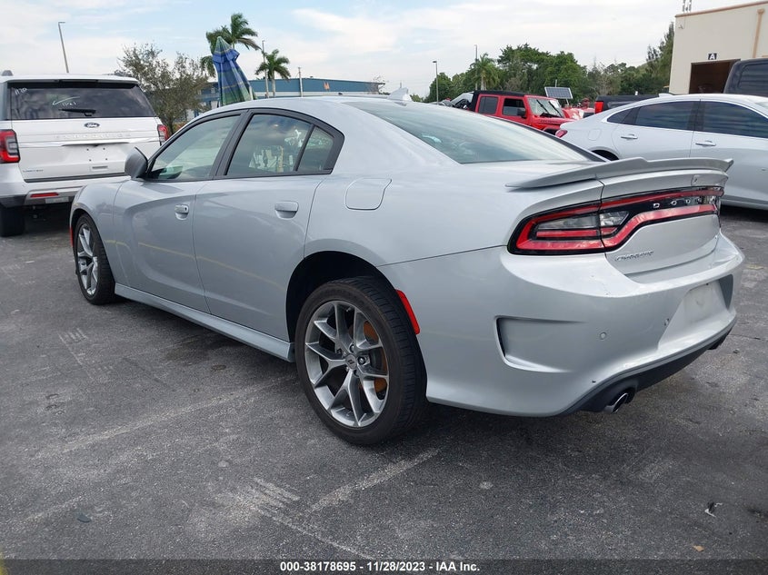 VIN 2C3CDXHG3NH169092 2022 DODGE CHARGER GT RWD