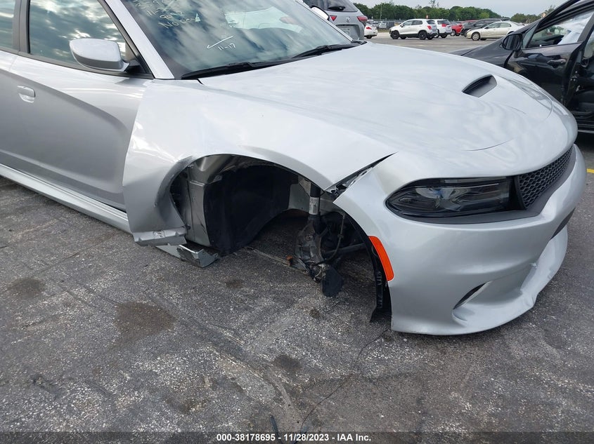 VIN 2C3CDXHG3NH169092 2022 DODGE CHARGER GT RWD
