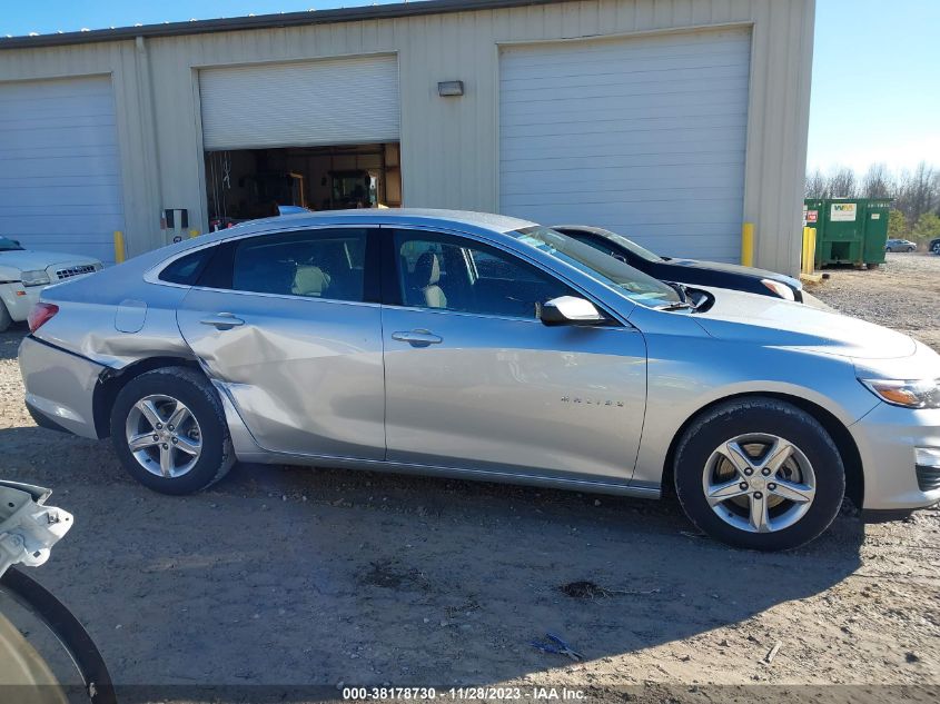 VIN 1G1ZD5ST9NF172525 2022 CHEVROLET MALIBU LT