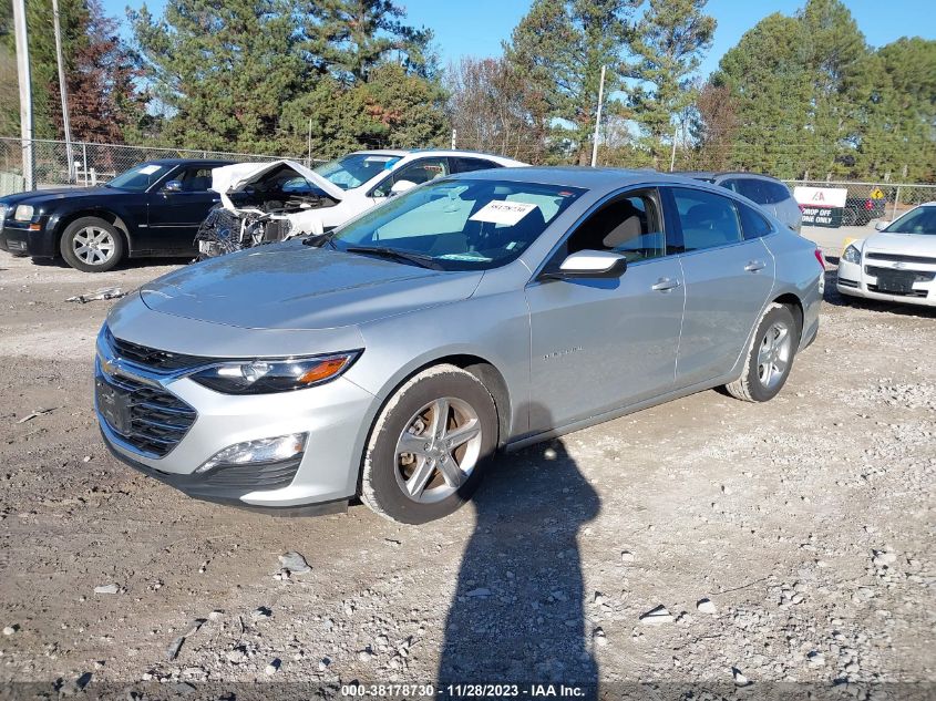 VIN 1G1ZD5ST9NF172525 2022 CHEVROLET MALIBU LT