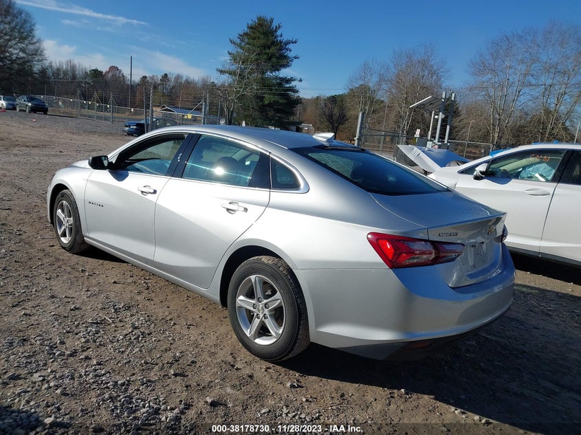 VIN 1G1ZD5ST9NF172525 2022 CHEVROLET MALIBU LT