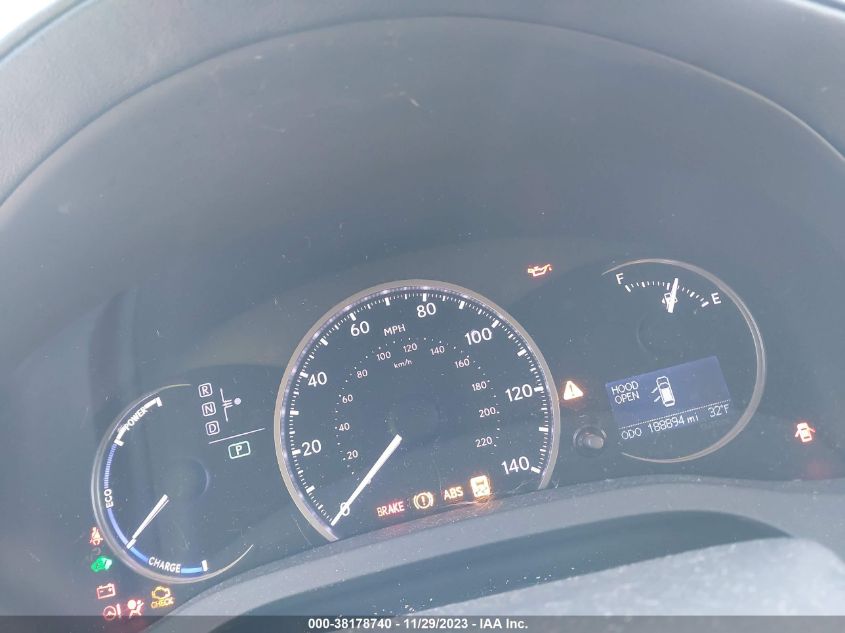 2013 LEXUS CT 200H HYBRID - JTHKD5BH4D2133530