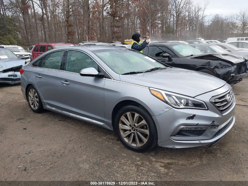 2017 HYUNDAI SONATA SPORT - 5NPE34AFXHH555608