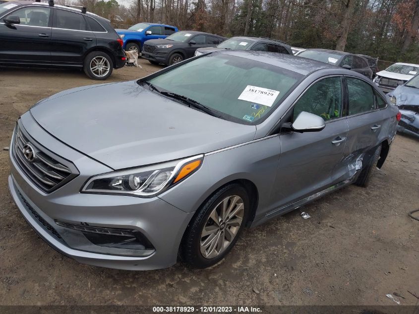 2017 HYUNDAI SONATA SPORT - 5NPE34AFXHH555608