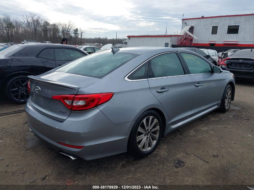 2017 HYUNDAI SONATA SPORT - 5NPE34AFXHH555608