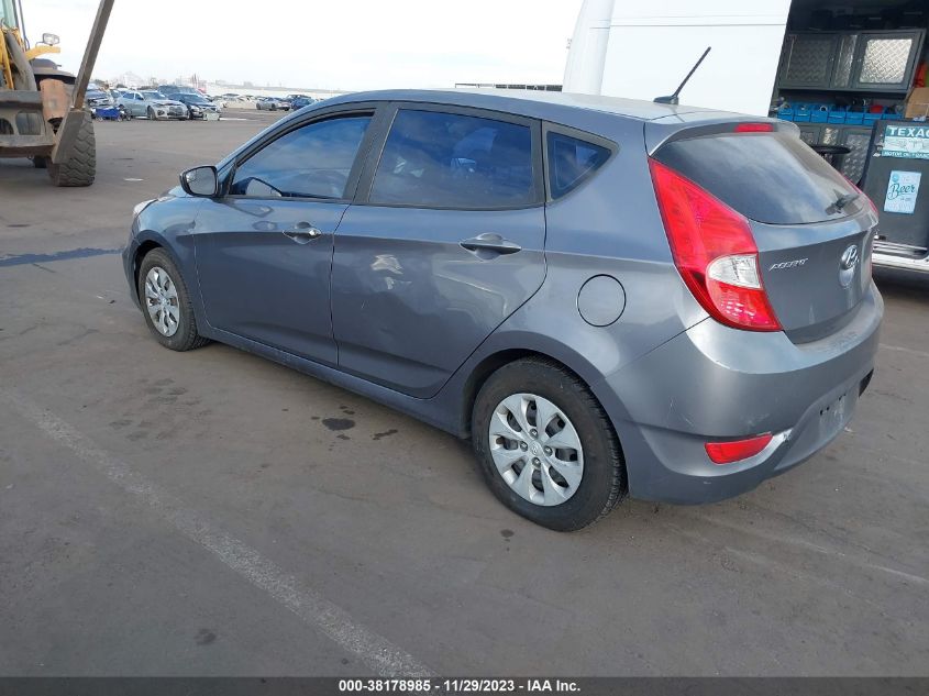 2016 HYUNDAI ACCENT SE - KMHCT5AEXGU280374