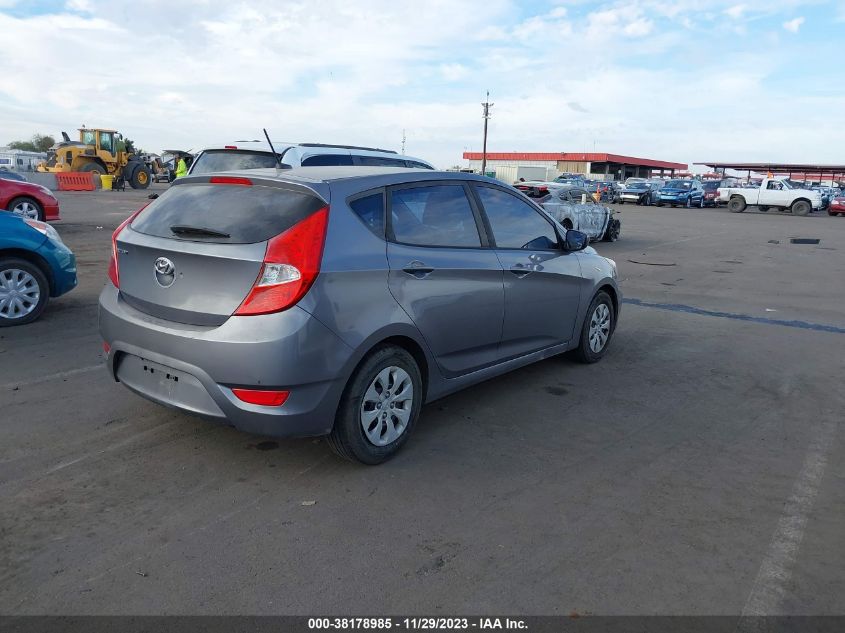 2016 HYUNDAI ACCENT SE - KMHCT5AEXGU280374