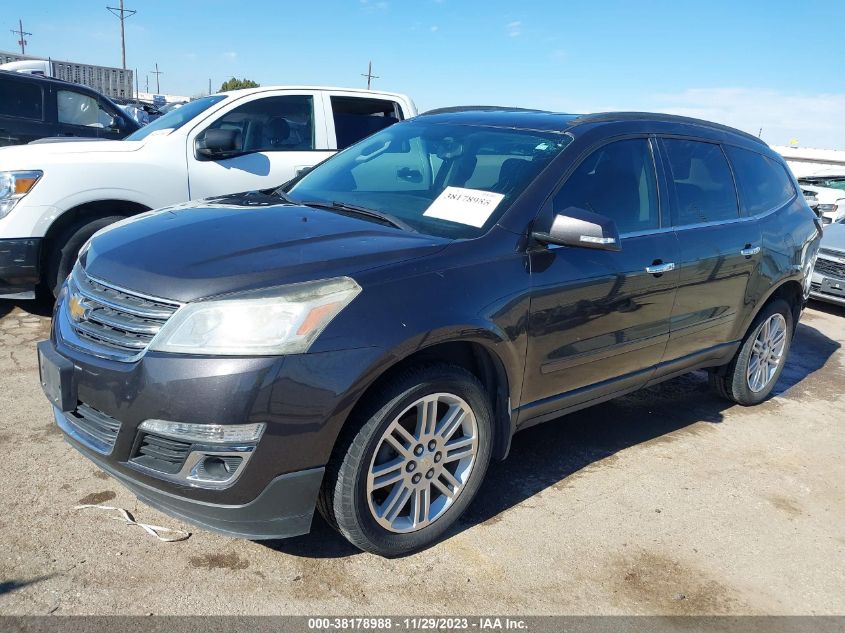 2015 CHEVROLET TRAVERSE LT - 1GNKRGKD4FJ175398