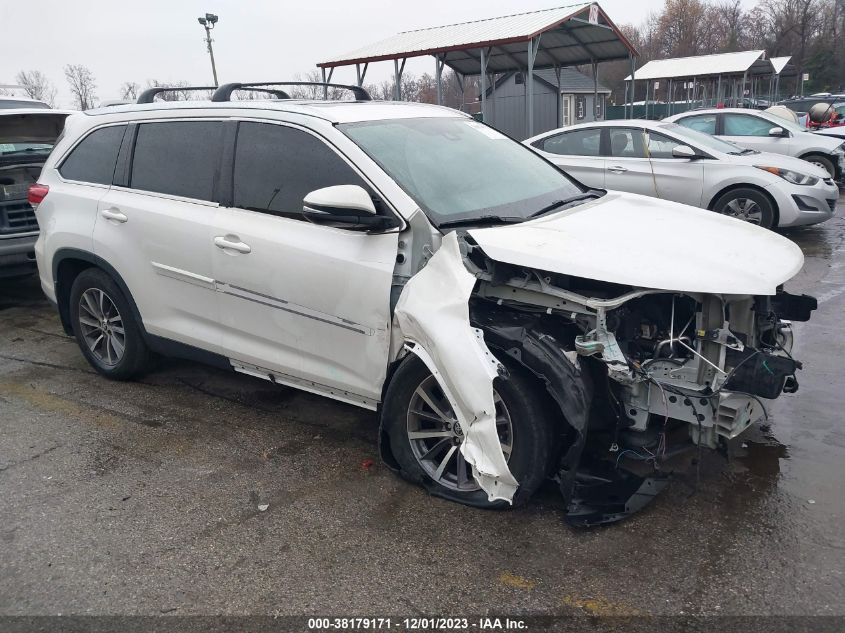 2019 TOYOTA HIGHLANDER XLE - 5TDJZRFH3KS578069