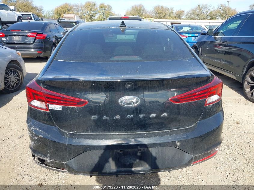 2019 HYUNDAI ELANTRA SEL/VALUE/LIMITED - KMHD84LF3KU773313