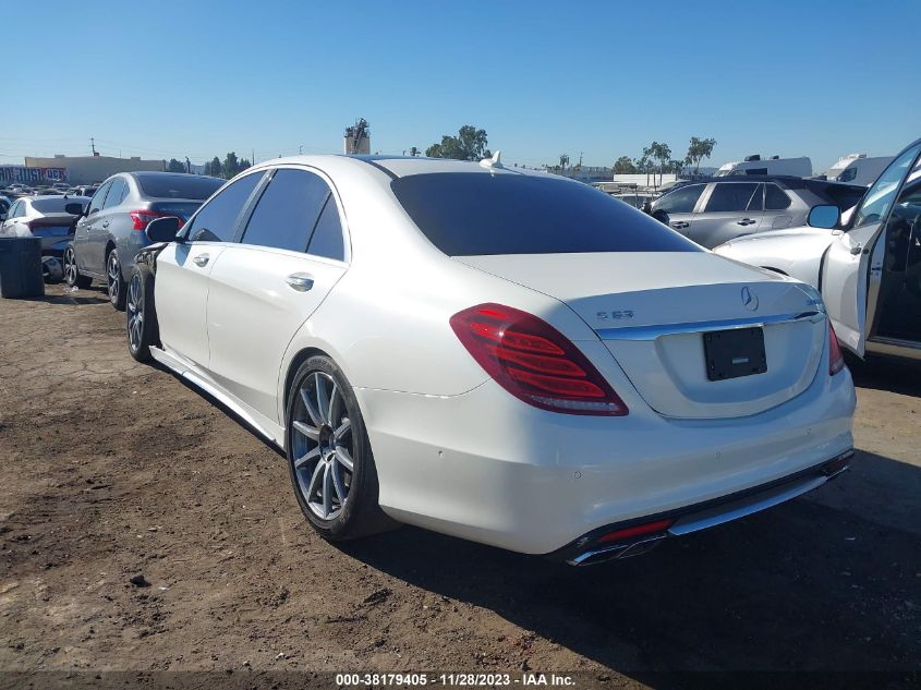 2015 MERCEDES-BENZ S 63 AMG 4MATIC WDDUG7JB0FA187755