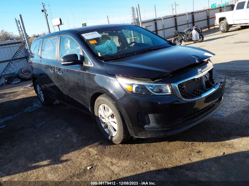 2016 KIA SEDONA L - KNDMA5C12G6128926