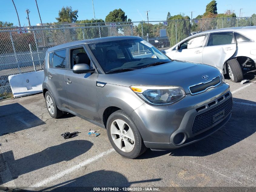 2016 KIA SOUL BASE - KNDJN2A28G7263677