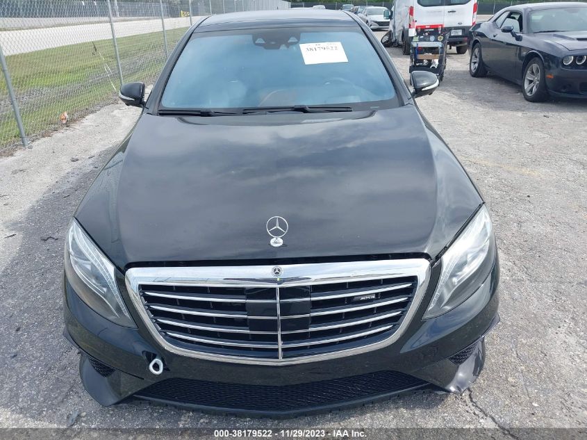 2015 MERCEDES-BENZ S 63 AMG 4MATIC WDDUG7JBXFA178481
