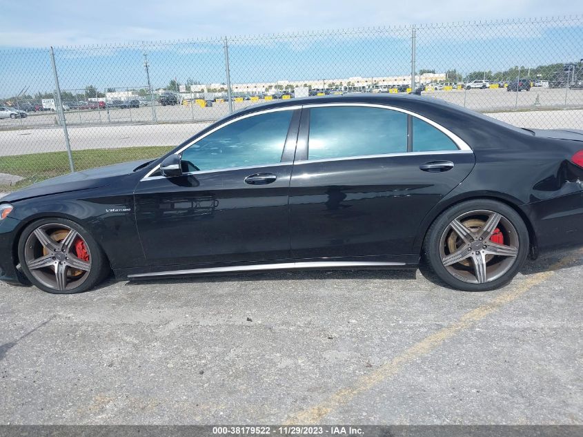 2015 MERCEDES-BENZ S 63 AMG 4MATIC WDDUG7JBXFA178481