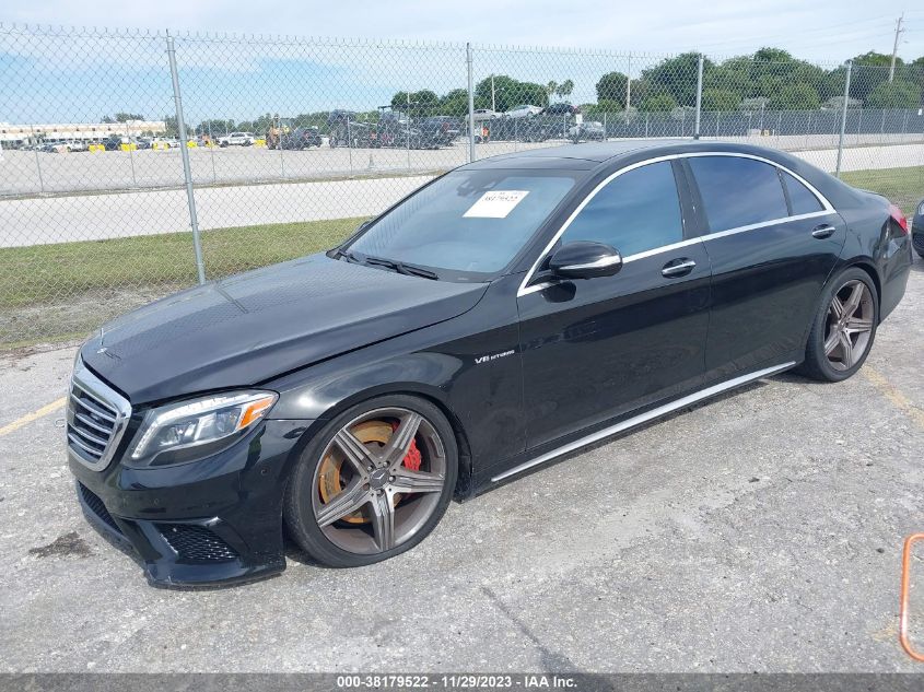 2015 MERCEDES-BENZ S 63 AMG 4MATIC WDDUG7JBXFA178481