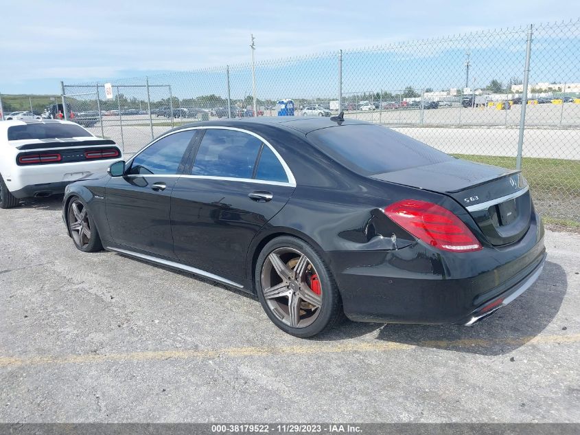 2015 MERCEDES-BENZ S 63 AMG 4MATIC WDDUG7JBXFA178481