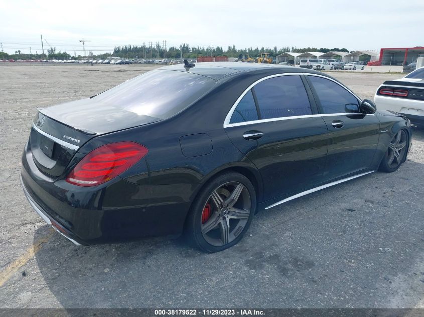 2015 MERCEDES-BENZ S 63 AMG 4MATIC WDDUG7JBXFA178481
